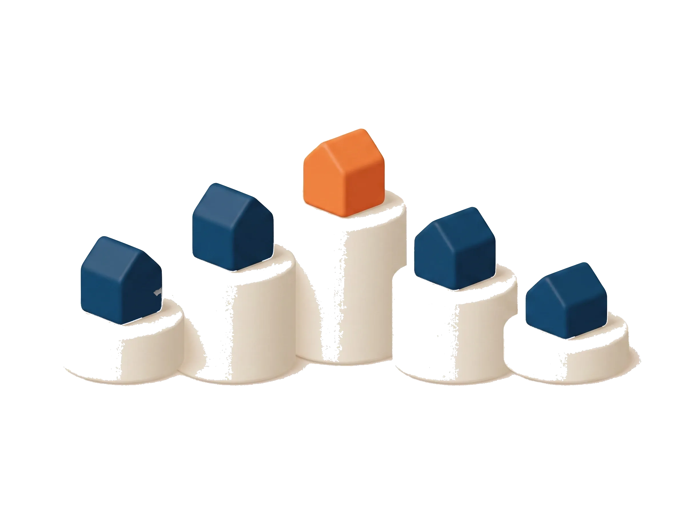 Five suburb markets resting at different points in the property cycle, showing why the best time to develop property varies by micro-market