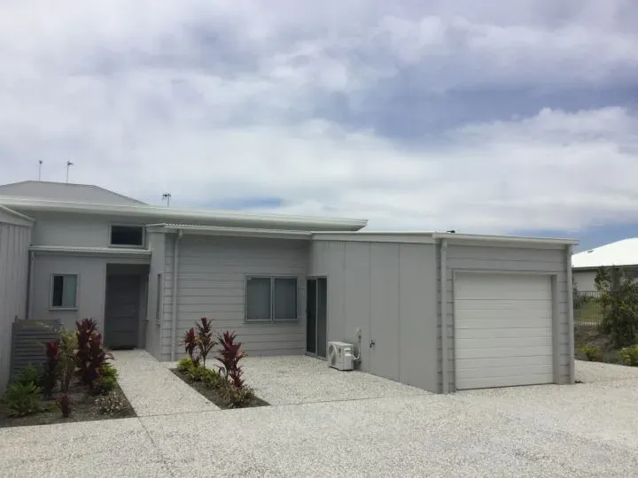 The completed Sapphire Place townhouse at Elanora, on the Gold Coast